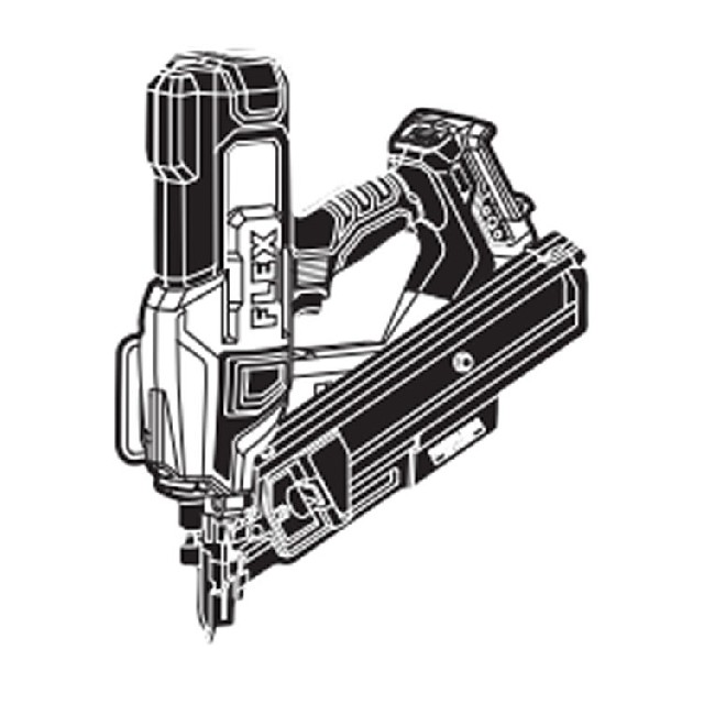 德國Flex 無刷30度框架釘槍 FX4351B